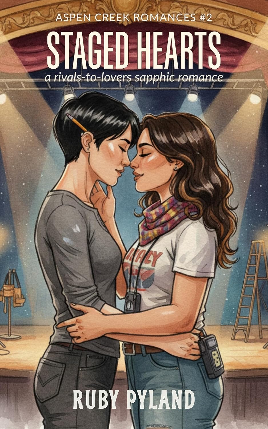 Cover of Staged Hearts by Ruby Pyland